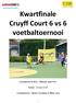 Kwartfinale Cruyff Court 6 vs 6 voetbaltoernooi