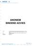 ANONIEM BINDEND ADVIES