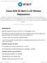 Canon EOS 5D Mark II LCD Window