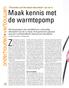 Maak kennis met de warmtepomp