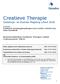 Creatieve Therapie. Onderwijs- en Examen Regeling cohort Inclusief Eventuele overgangsbepalingen voor eerdere cohorten bij ieder hoofdstuk