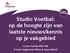 Studio Voetbal: op de hoogte zijn van laatste nieuws/kennis op je vakgebied. Corien Harder MZO RN Fontys Hogeschool Mens & Gezondheid