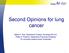 Second Opinions for lung cancer