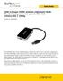 USB 3.0-naar-HDMI externe videokaart Multi Monitor-adapter met 1-poorts USB-hub x1200 / 1080p