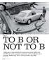 MGB TO B OR NOT TO B