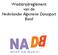 Wedstrijdreglement van de Nederlandse Algemene Danssport Bond