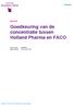 Goedkeuring van de concentratie tussen Holland Pharma en FACO