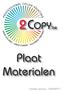 Plaat Materialen Laatste update : 16/03/2017