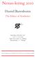 Nexus-lezing Daniel Barenboim. The Ethics of Aesthetics