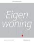 kennisdocument Eigen woning