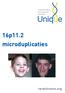 16p11.2 microduplicaties