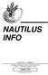 NAUTILUS INFO JAARGANG 21 - NUMMER 8. MAANDBLAD UITGEGEVEN DOOR NAUTILUS GENT vzw ISSN Wettelijk Depot B.D. 37.