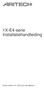 1X-E4-serie Installatiehandleiding