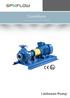 CombiNorm. Centrifugaalpomp conform EN 733 (DIN 24255)