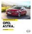 CONSUMENTENPRIJSLIJST OPEL ASTRA.