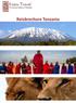 Reisbrochure Tanzania
