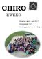CHIRO IEWEKO. Zinnetjes april juni Chirokalender Contactgegevens van de leiding
