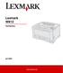 Lexmark W812. Handleiding. juli