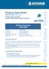 Product Data Sheet September 2009 (update juli 2014)