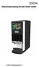 Gebruiksaanwijzing Dorado Small Instant ETNA Coffee Equipment b.v.