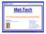 Mat-Tech Center of Competence for Solder technology