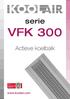 serie VFK 300 Actieve koelbalk