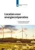 Locaties voor energiecoöperaties