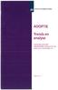 ADOPTIE. Trendsen analyse. Statistisch overzicht interlandelijke adoptie over de jaren 2007 tot en met Maart 201 2