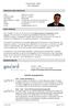 Curriculum Vitae Eric Gaulard