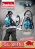 SPECIALE SUPER DEAL. DVC260Z Basismodel ruggedragen accustofzuiger 2x18V. Actie zie pg. 4 & 5 SPECIAL DEAL FOLDER 13/02/ /03/2017