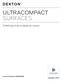 ULTRACOMPACT SURFACES. Onderhoud en de reiniging van vloeren