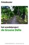 Fotodossier het wandelproject de Groene Delle