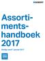 Assortimentshandboek. Geldig vanaf 1 januari 2017