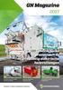 GN Magazine. GeesinkNorba presenteert de volledig elektrische huisvuilwagen. Pioneers in waste management solutions P08