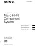 Micro HI-FI Component System