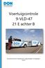 Voertuigcontrole 9-VLD E achter B