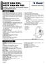 NEXT CAM-K9 PG2 NEXT CAM PG2, Installatie instructies. Draadloze, PowerG, PIR / Diervriendelijke detectors met geïntegreerde camera 1.