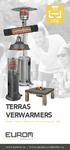 TERRACE HEATING TERRAS VERWARMERS. Garden - Terrace - Restaurant - Bar - Smoking area - BBQ