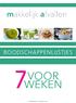 BOODSCHAPPENLIJSTJES VOOR 7WEKEN. koolhydraatarm 50 dagen menu