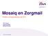 Mosaiq en Zorgmail. Patiënt correspondentie met HL7. Tijs Keijzer Vincent Althof Minnie Fischer. Don t try this at home