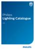 Philips Lighting Catalogue. 1 juli 2017 Versie NL