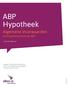 ABP Hypotheek. Algemene Voorwaarden. stichting Pensioenfonds ABP VERSIE SEPTEMBER 2017