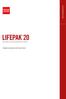 A LIFEPAK 20 / 20e ACCESSOIREBROCHURE LIFEPAK 20 DEFIBRILLATOR/MONITOR SERIE. Originele accessoires van Physio-Control