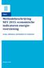 Methodebeschrijving NEV 2015: economische indicatoren energievoorziening