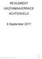 REGLEMENT GAZONMAAIERRACE ACHTERVELD. 9 September 2017