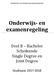 Onderwijs- en examenregeling