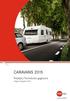 CARAVANS 2015 Prijslijst/Technische gegevens Uitgave augustus 2014