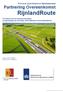 Provincie Zuid-Holland en Rijkswaterstaat Partnering Overeenkomst RijnlandRoute