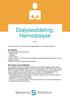 Dialyseafdeling; Hemodialyse