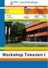 NAAM: KLAS : Leerling boekje v1.5 aug Nick Govaart. Dienstverlening en Producten. Workshop Tekenen I